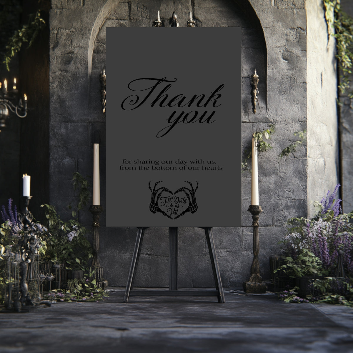 The Lovers Tarot Wedding Party Signs | Choose Your Sign & Colour