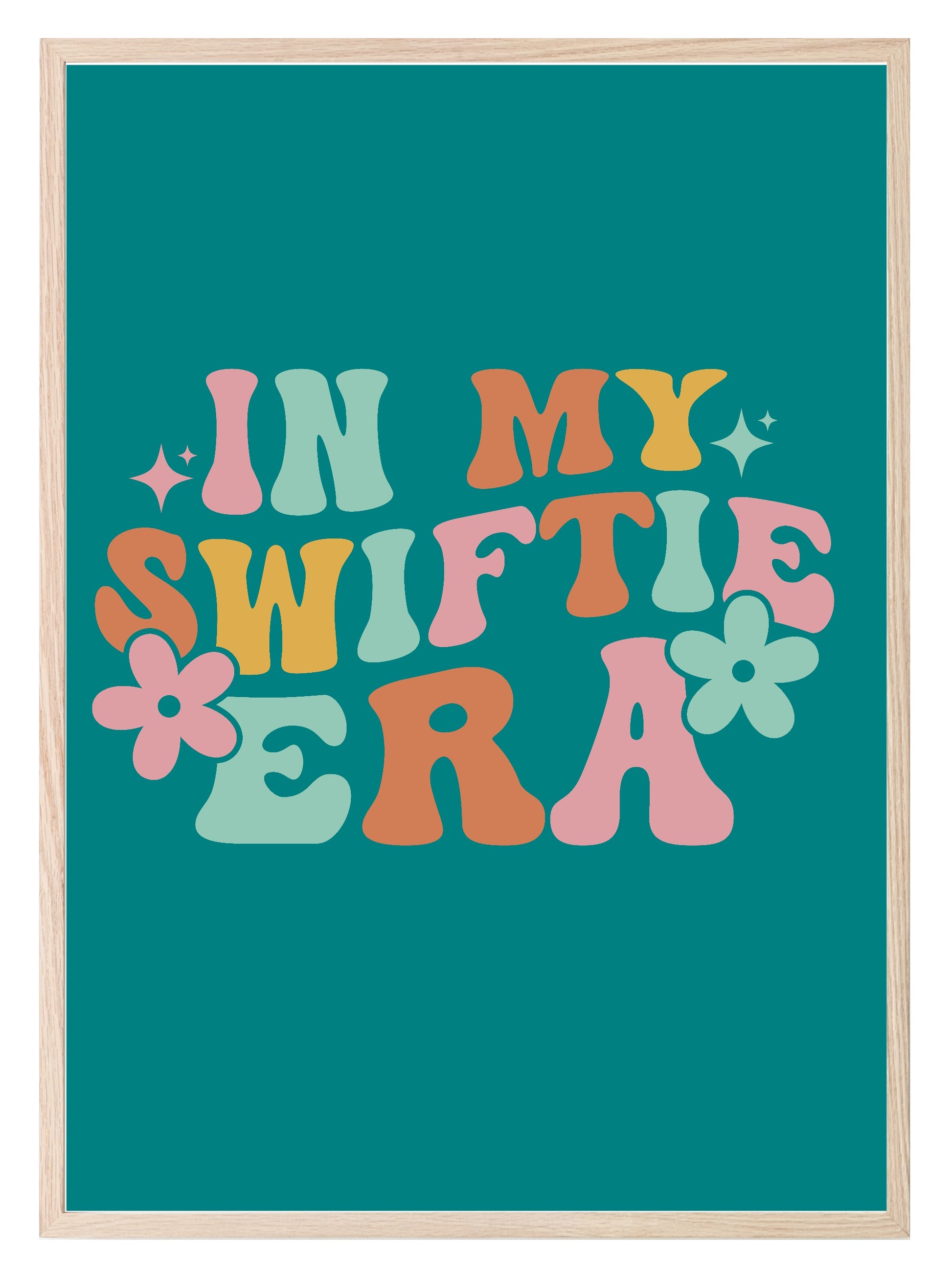 In My Swiftie Era Print | Colourful | Teen Wall Art