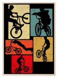 Cycling Print | Colourful | Hobbies Wall Art - Larosier Prints