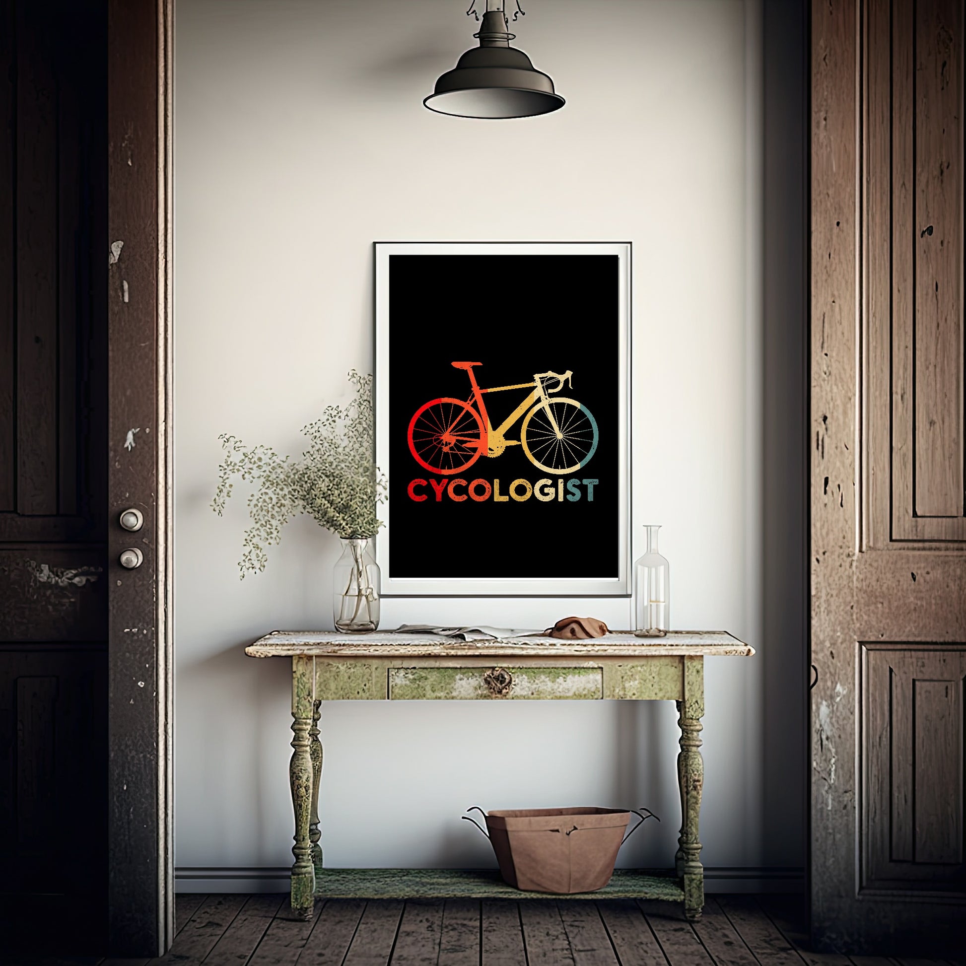 Colourful Bike Print | Cycologist | Hobbies Wall Art