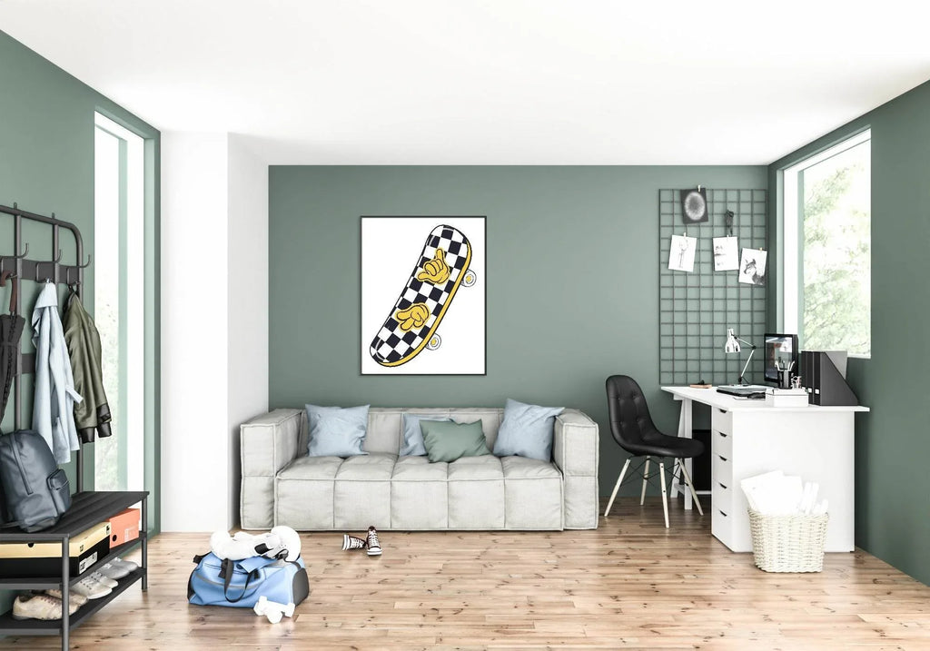 Skateboard Print | Hobbies Wall Art - Larosier Prints
