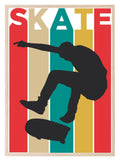 Skate Print | Multicolour | Hobbies Wall Art - Larosier Prints