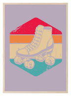 Colourful Roller Skating Print | Hobbies Wall Art - Larosier Prints