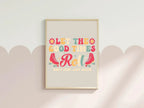 Let The Good Times Roll Print | Roller Skates Wall Art - Larosier Prints