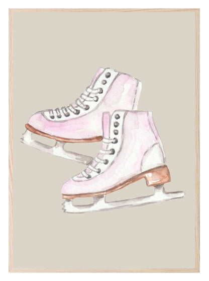 Ice Skates Print | Hobbies Wall Art