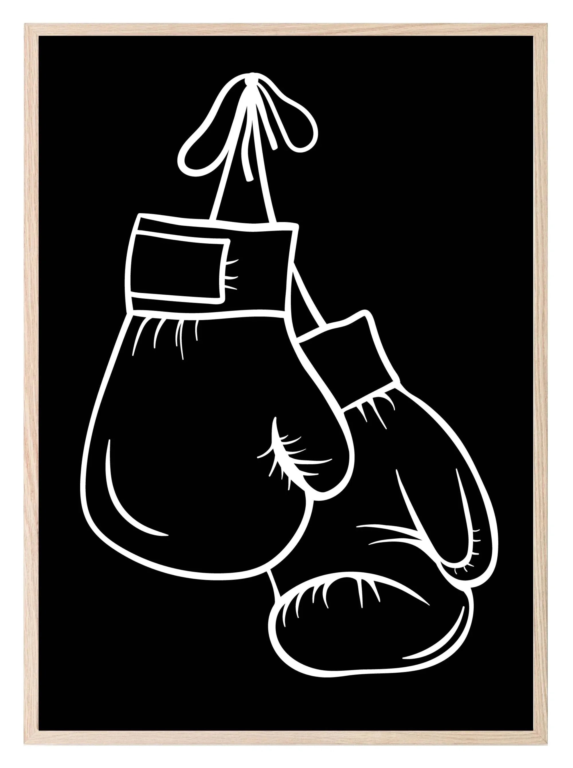 Boxing Gloves Print | Sport Wall Art - Larosier Prints