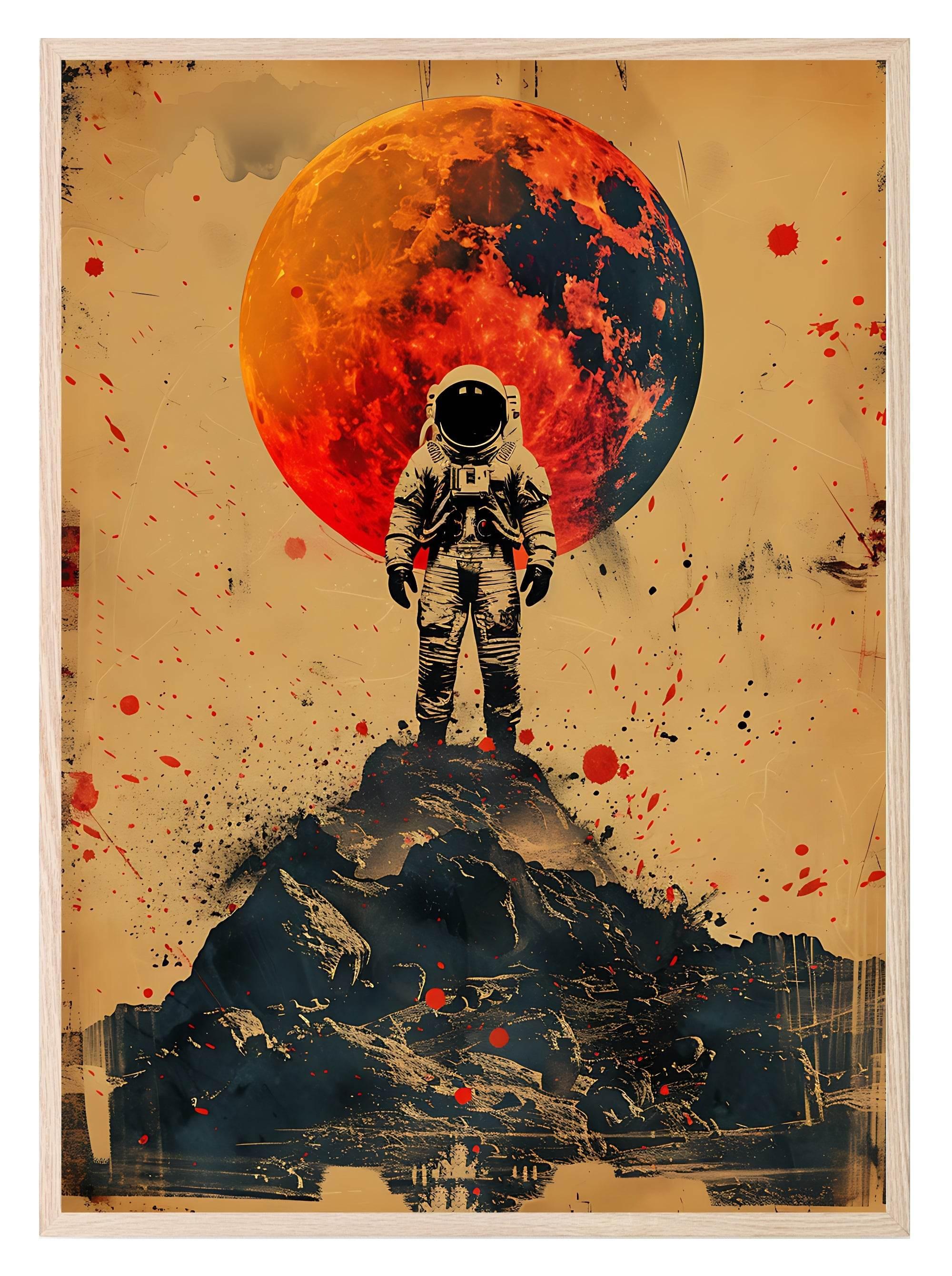 Astronaut Print | Space Wall Art - Larosier Prints