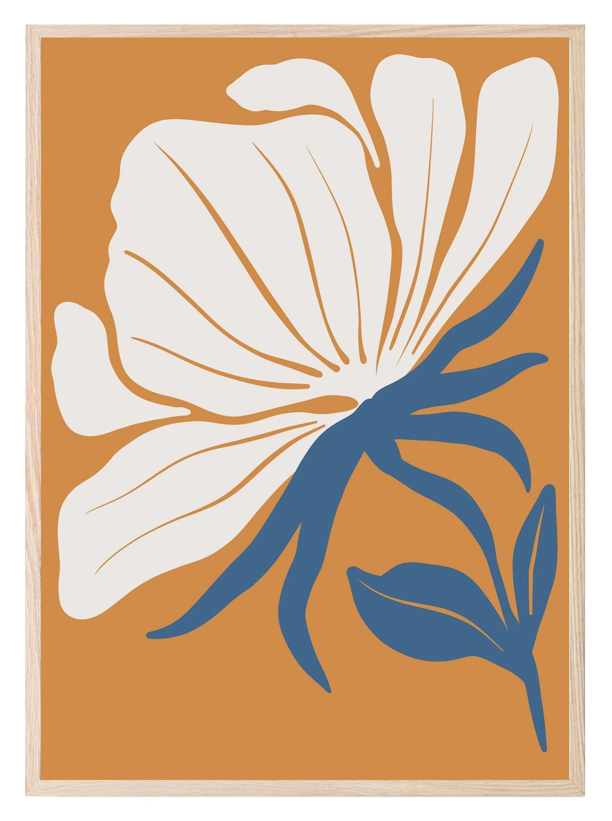 Abstract Flower Print III | Botanical Wall Art - Larosier Prints