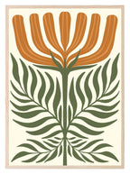 Abstract Flower Print V | Botanical Wall Art - Larosier Prints