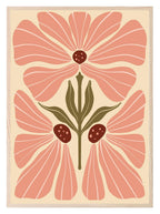 Abstract Flower Print VII | Botanical Wall Art - Larosier Prints