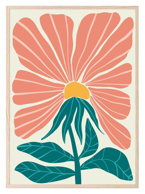 Abstract Flower Print VIII | Botanical Wall Art - Larosier Prints