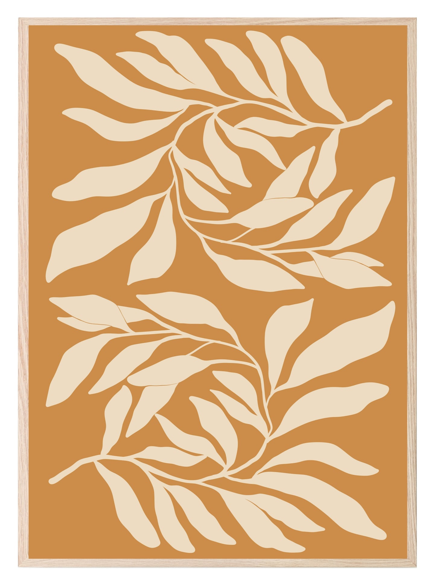 Mustard Vines Print | Botanical Wall Art