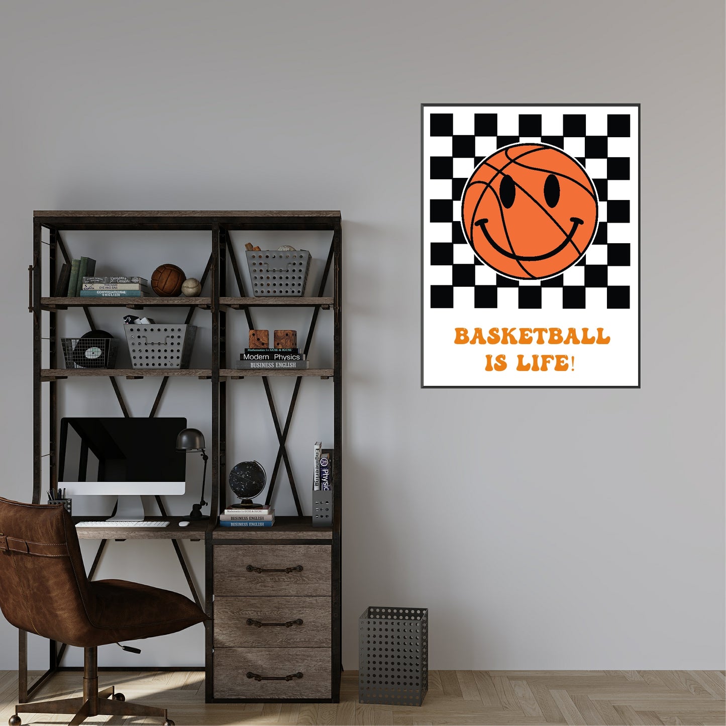 Basketball Is Life Print | Hobbies Wall Art