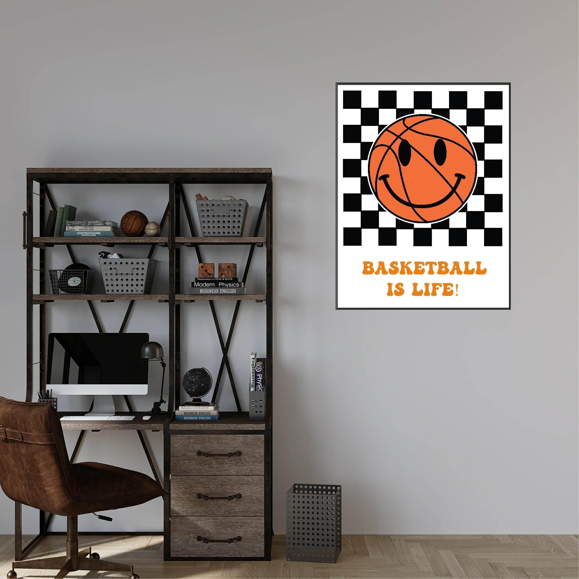 Basketball Is Life Print | Hobbies Wall Art - Larosier Prints