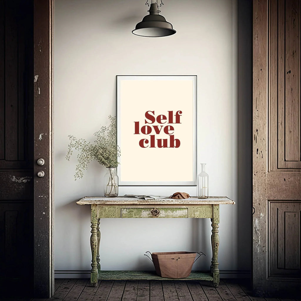 Self Love Club | Positive Wall Art - Larosier Prints