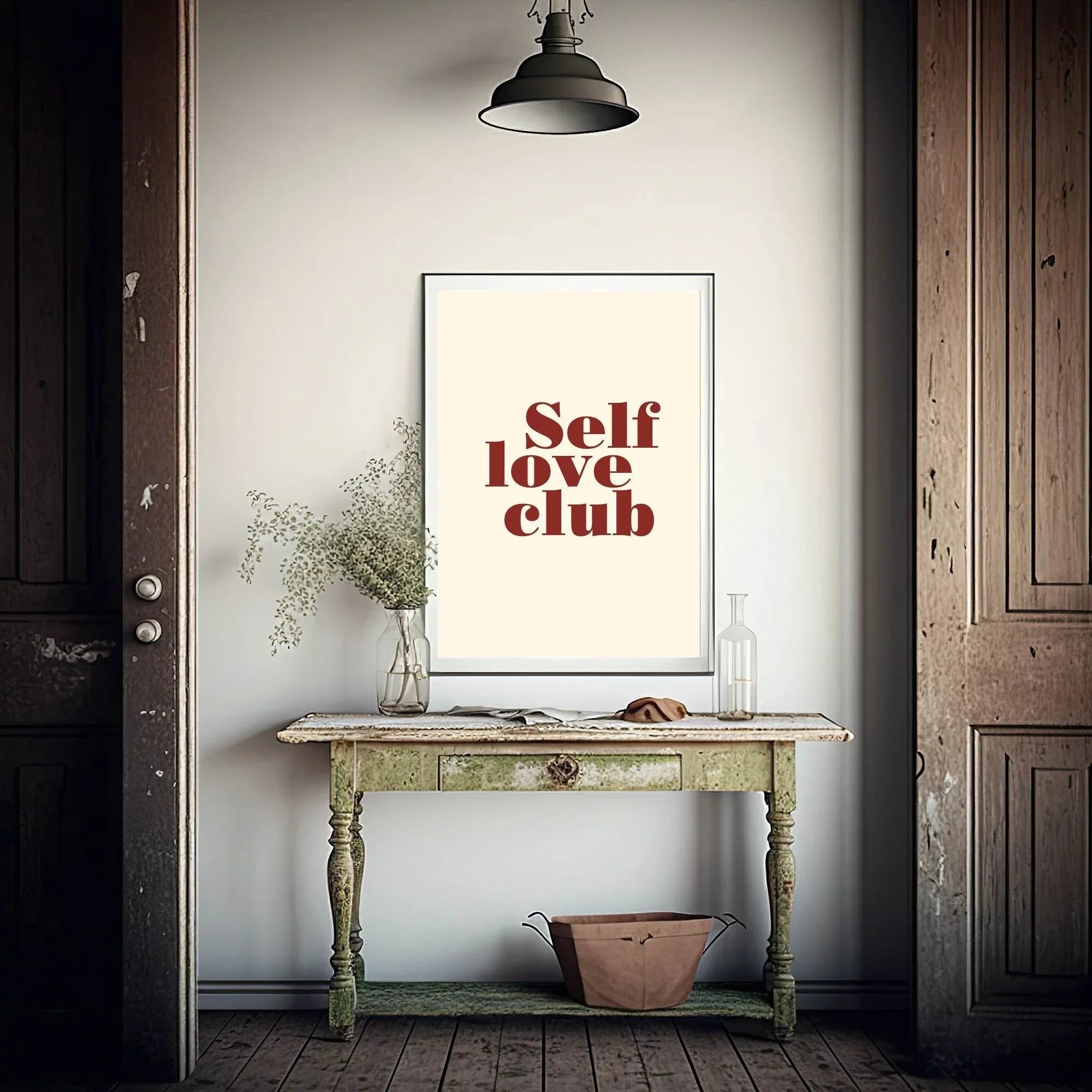 Self Love Club | Positive Wall Art - Larosier Prints