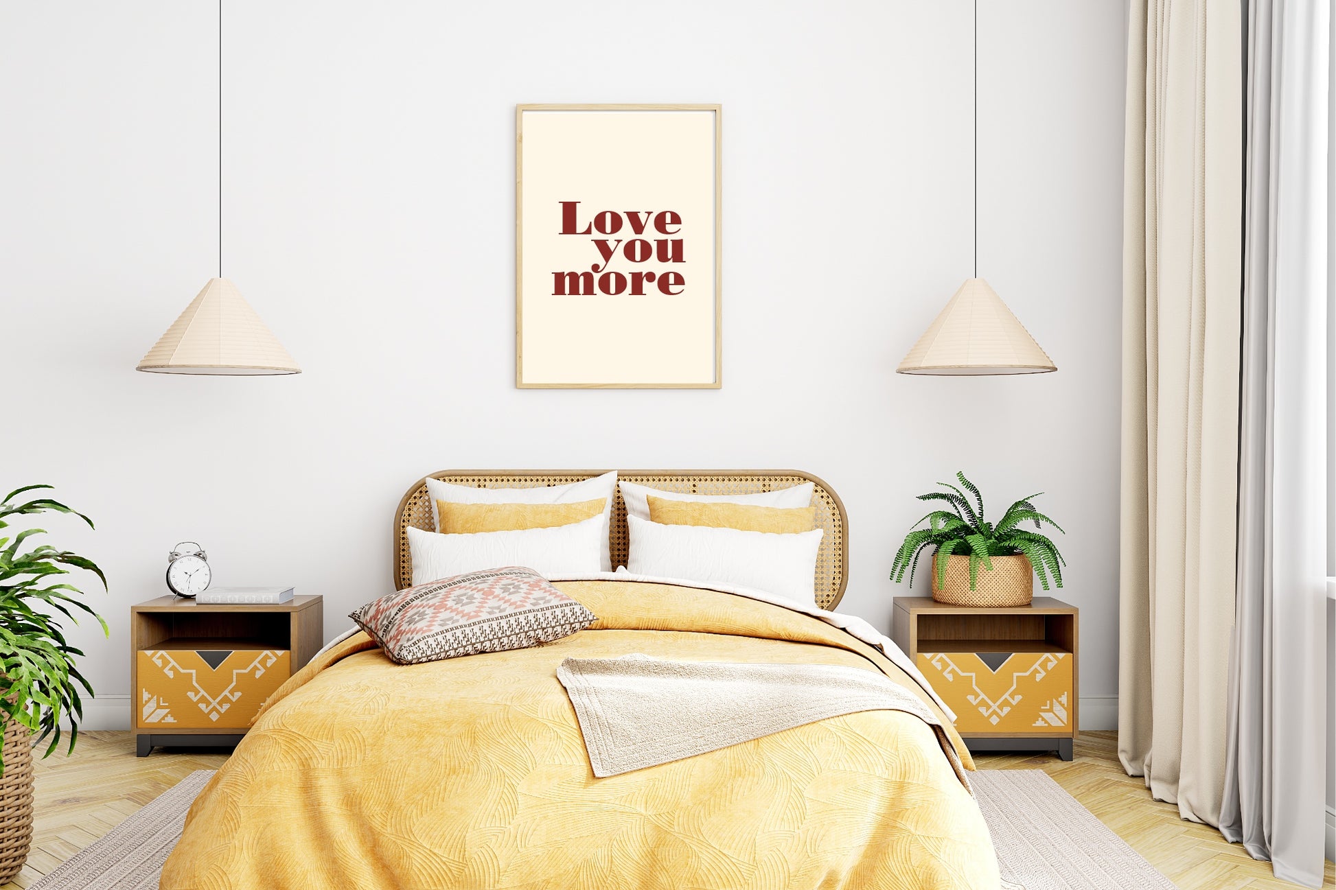 Love You More Print | Family Wall Art