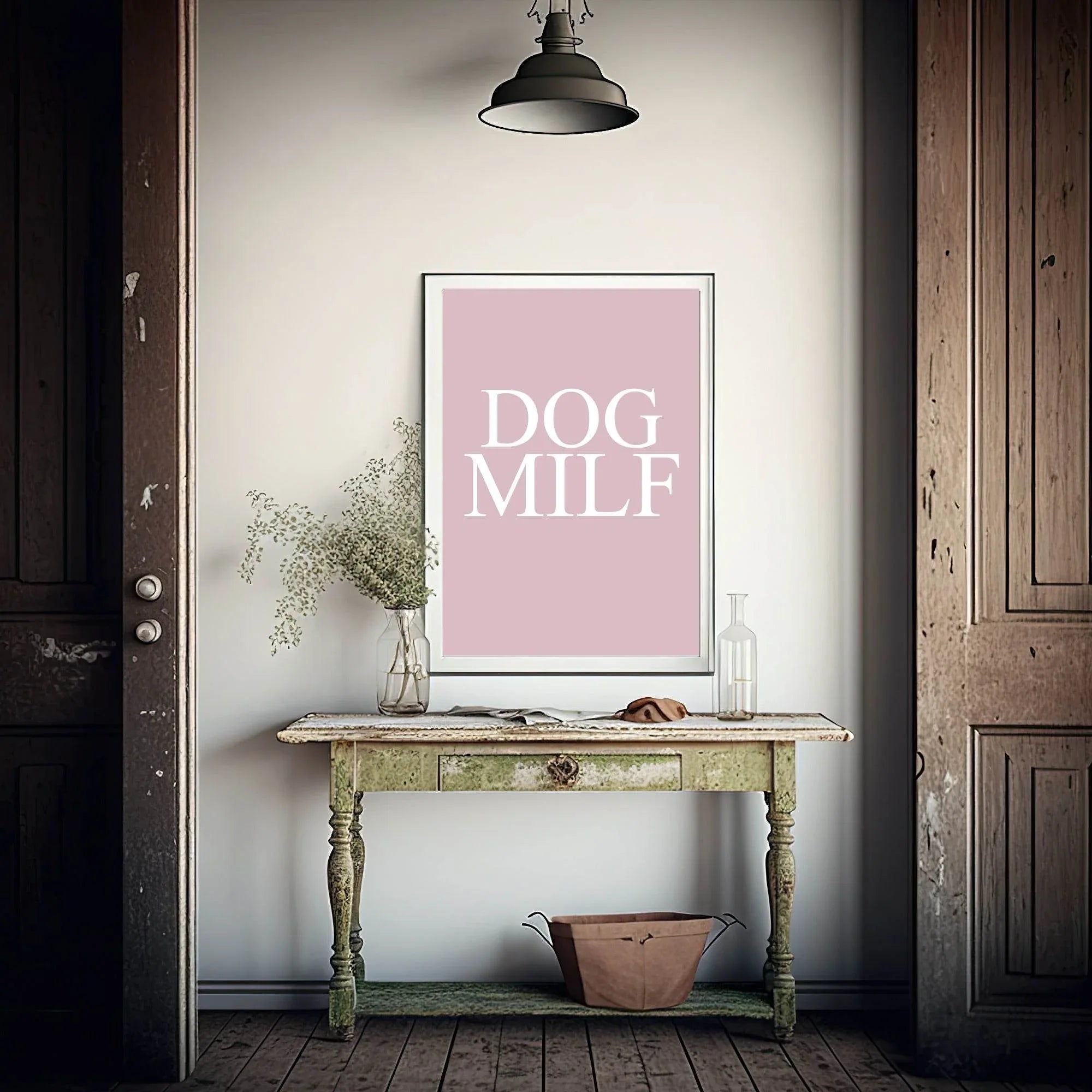 Dog MILF / DILF Print | Fun Pet Lovers Wall Art - Larosier Prints