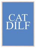 Cat MILF / DILF Print | Fun Pet Lovers Wall Art - Larosier Prints
