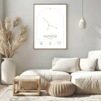 Star Sign Prints | Star Alignment | Zodiac Wall Art - Larosier Prints