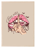 Basic Witch Print | Pink Wall Art - Larosier Prints