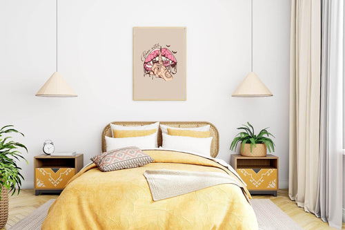 Basic Witch Print | Pink Wall Art - Larosier Prints