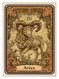 Star Sign Prints | Zodiac Tarot Card Wall Art - Larosier Prints