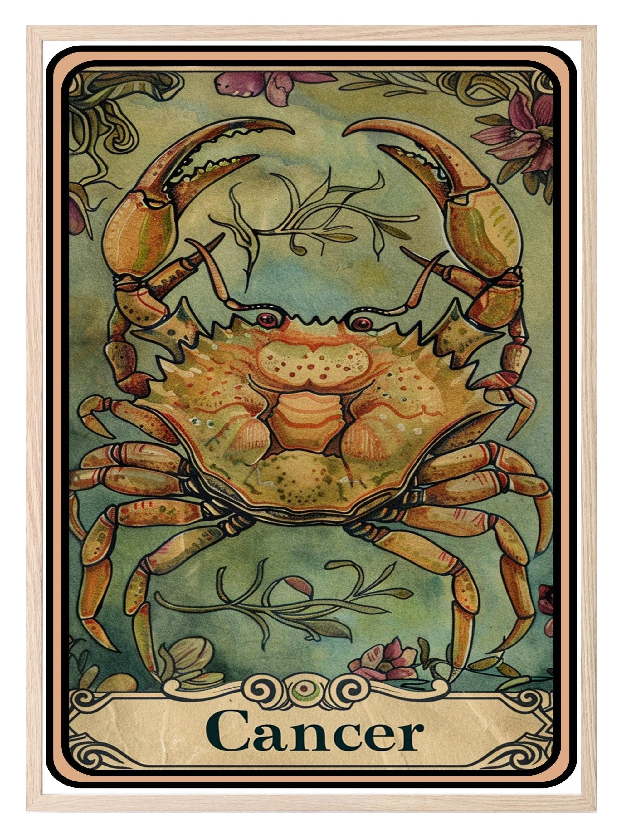 Star Sign Prints | Zodiac Tarot Card Wall Art - Larosier Prints