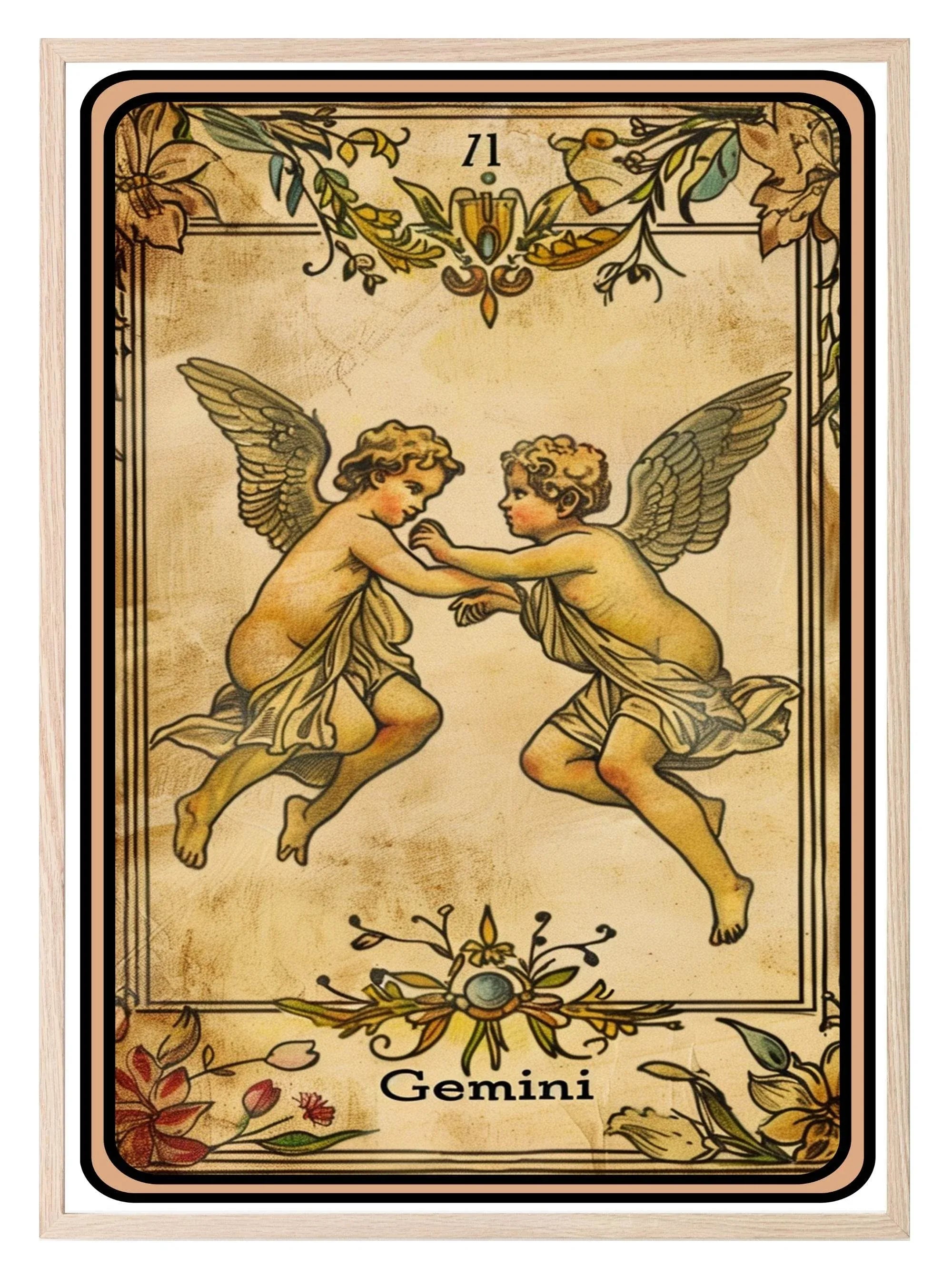 Star Sign Prints | Zodiac Tarot Card Wall Art - Larosier Prints
