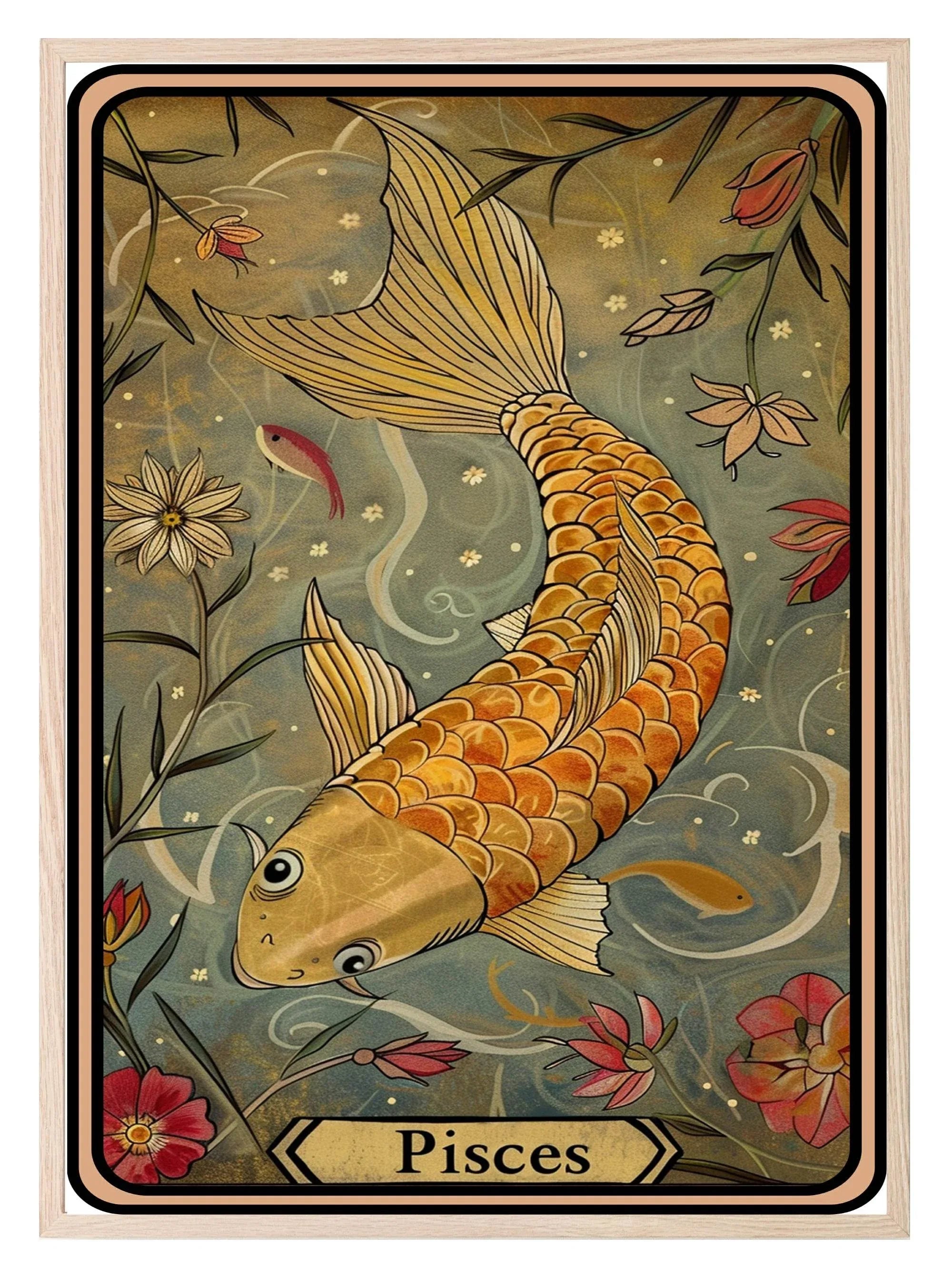 Star Sign Prints | Zodiac Tarot Card Wall Art - Larosier Prints