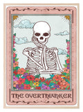 The Overthinker Print | Pink Tarot Card Wall Art - Larosier Prints
