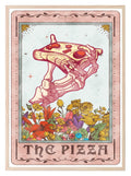 The Pizza Print | Pink Tarot Card Wall Art - Larosier Prints