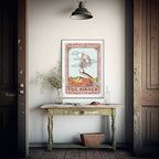 The Sinner Print | Pink Tarot Card Wall Art - Larosier Prints