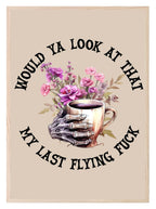 Would You Look At That Print | Gothic Floral Wall Art - Larosier Prints