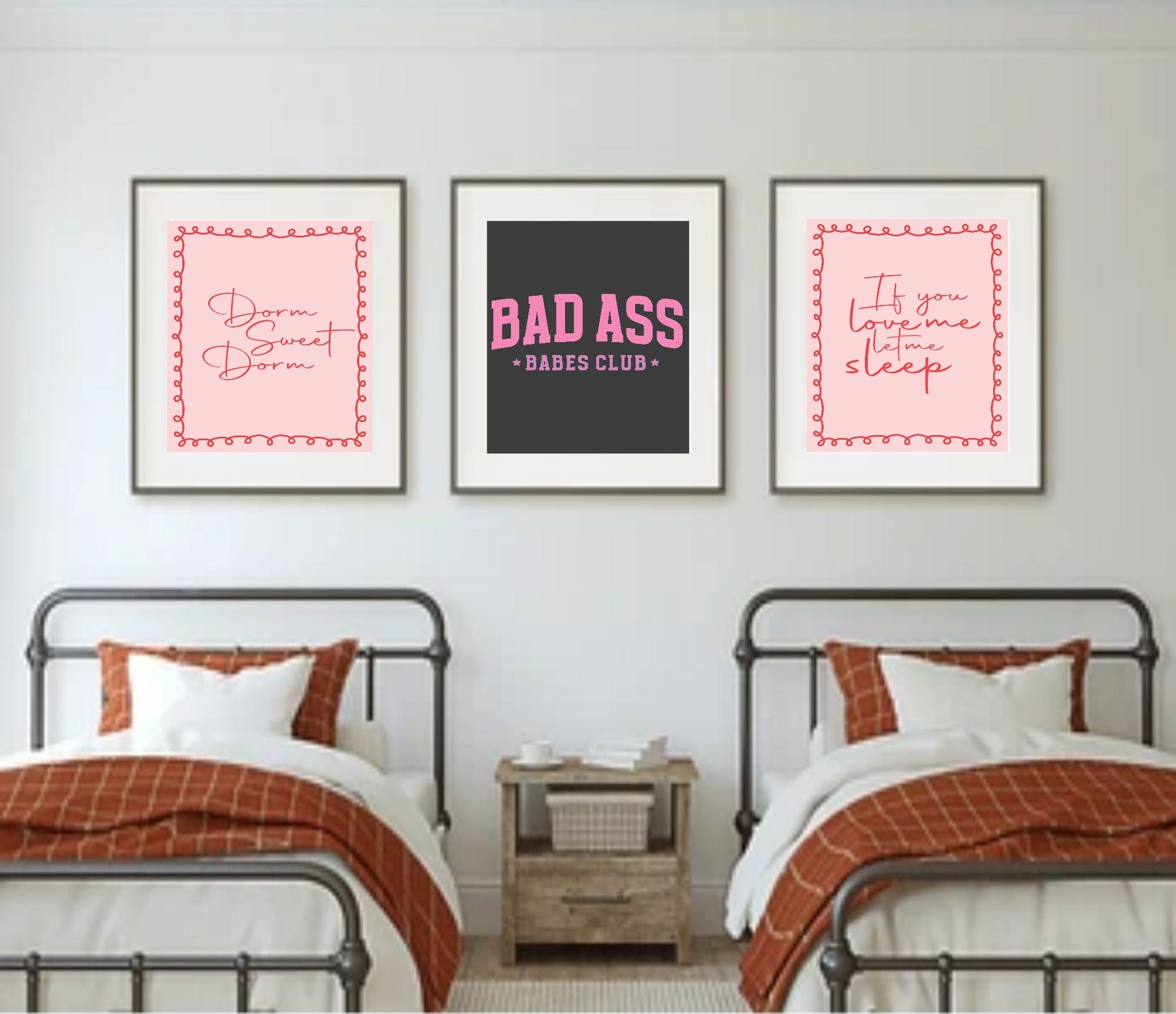 Dorm Sweet Dorm Print | University Bedroom Wall Art