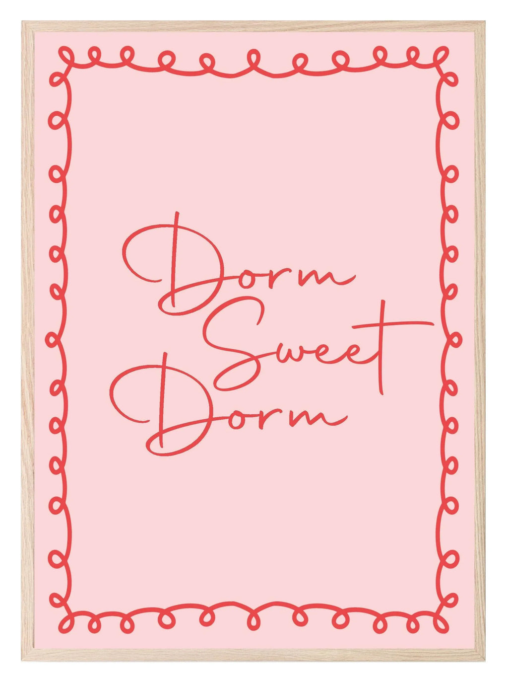 Dorm Sweet Dorm Print | University Bedroom Wall Art - Larosier Prints