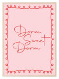Dorm Sweet Dorm Print | University Bedroom Wall Art - Larosier Prints