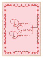 Dorm Sweet Dorm Print | University Bedroom Wall Art - Larosier Prints