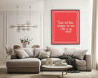 Turns Out These Monkeys Are Mine Print | Funny Family Wall Art - Larosier Prints