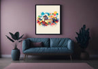 Watercolour The Great Wall of China Print | Travel Landmark Wall Art - Larosier Prints
