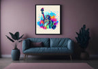 Watercolour The Statue Of Liberty Print | Travel Landmark Wall Art - Larosier Prints