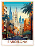 Barcelona Print | Travel Wall Art - Larosier Prints