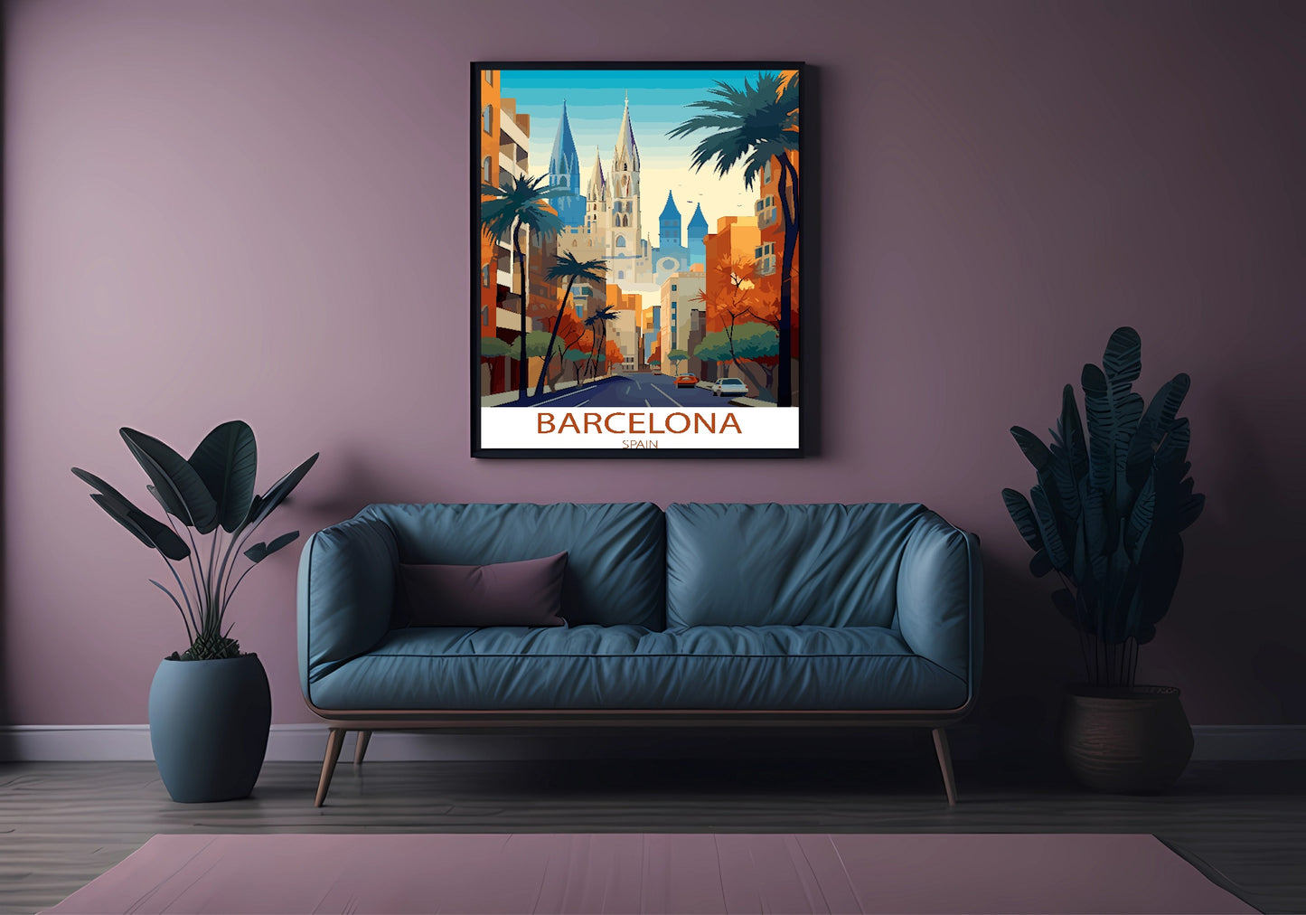 Barcelona Print | Travel Wall Art