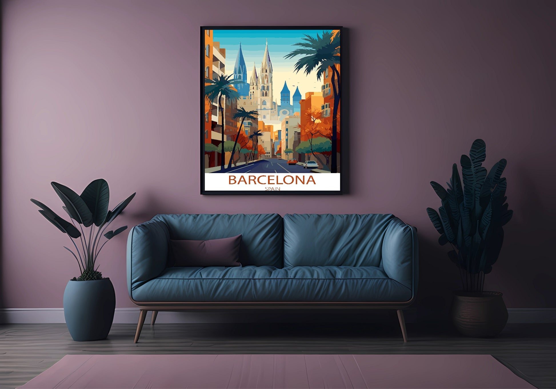 Barcelona Print | Travel Wall Art