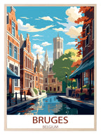 Bruges, Belgium Print | Travel Wall Art - Larosier Prints
