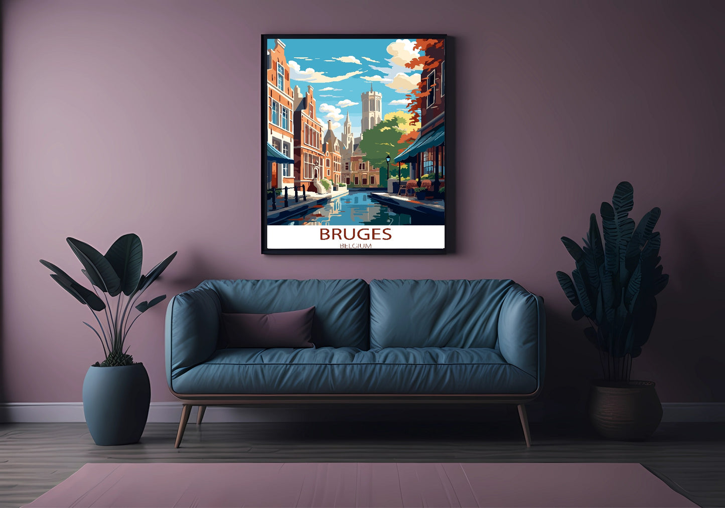 Bruges, Belgium Print | Travel Wall Art