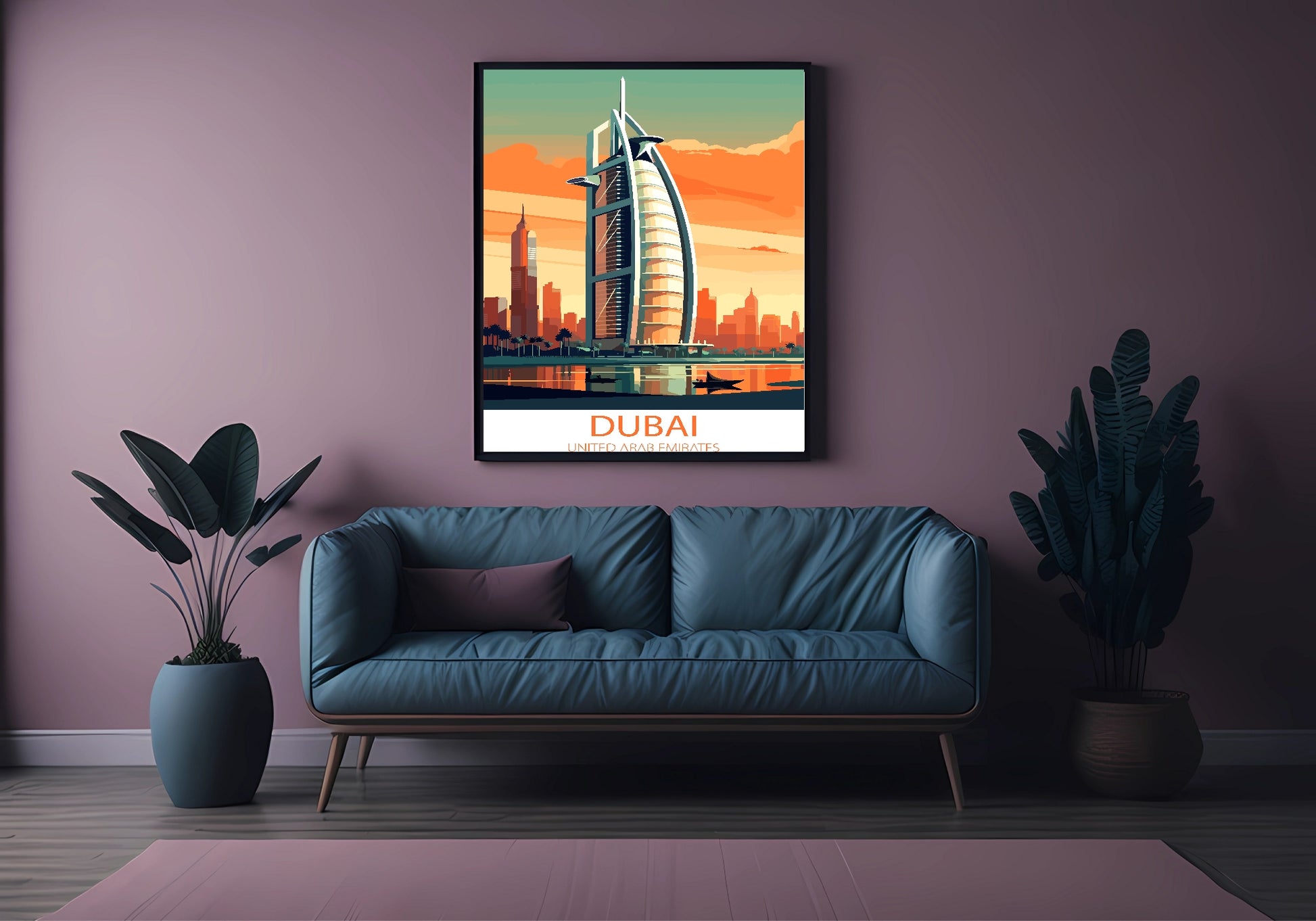 Dubai, United Arab Emirates Print | Travel Wall Art