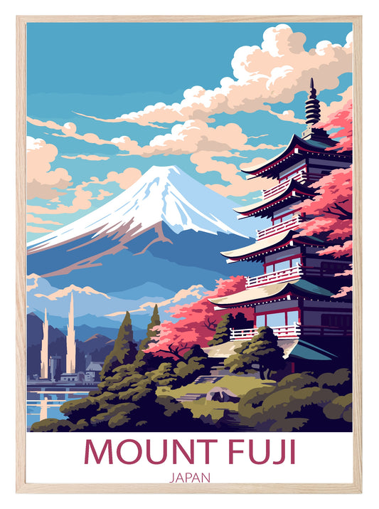 Mount Fuji, Japan Print | Travel Wall Art