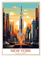 Empire State building, New York Print | Travel Wall Art - Larosier Prints