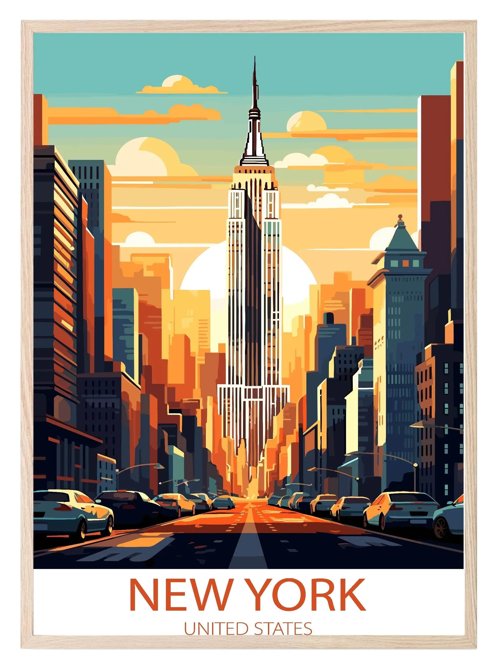 Empire State building, New York Print | Travel Wall Art - Larosier Prints